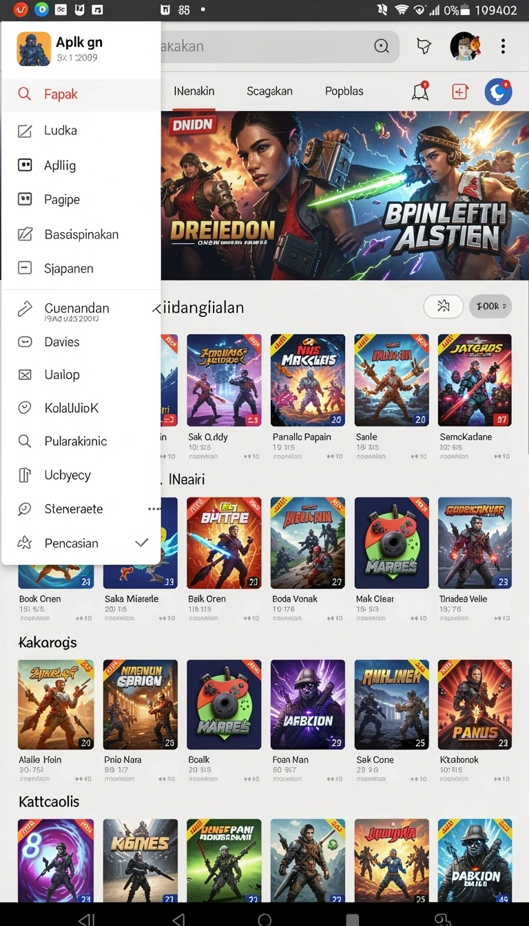Antarmuka aplikasi Download maga888 APK Terbaru Full Version