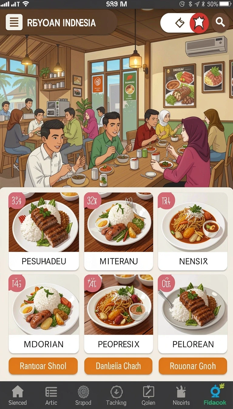 Antarmuka aplikasi pcx777 APK Terbaru untuk Perangkat Android