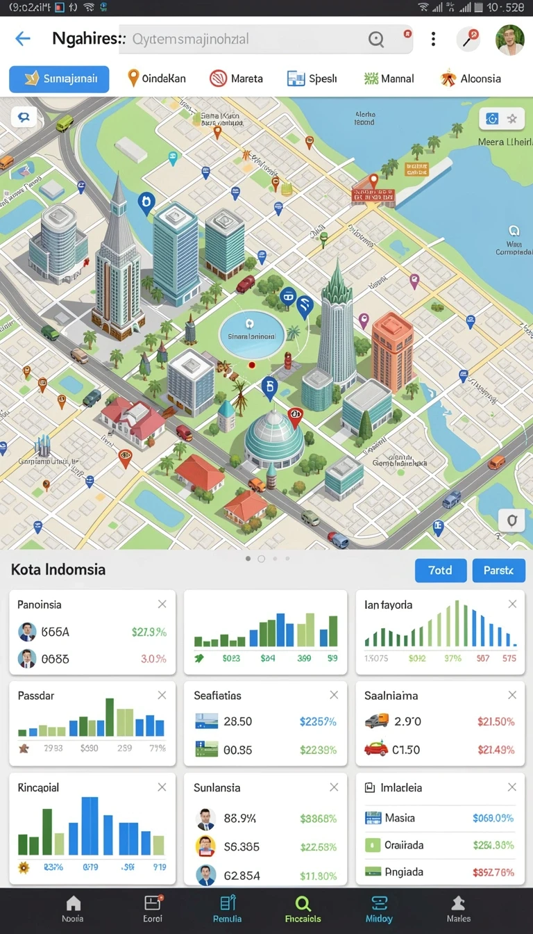Antarmuka aplikasi cakrabola APK Full Version untuk Android